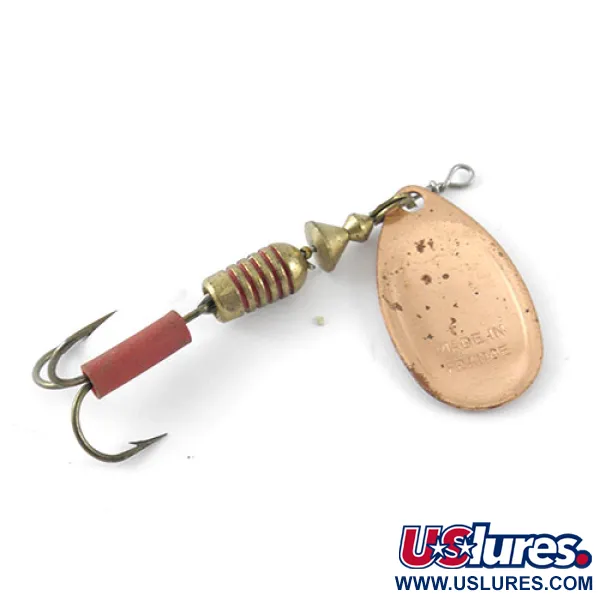 Mepps Aglia 3 Sukrė, Bronza, 7g, Žalvarinis korpusas, #1131