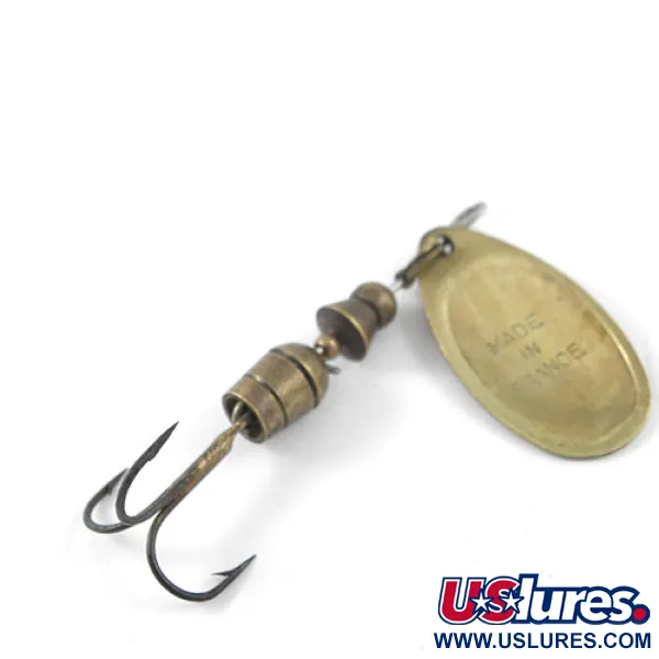 Mepps Aglia 2 Sukrė, Žalvaris, 4,5g, Vintažinė Klasika, #1154