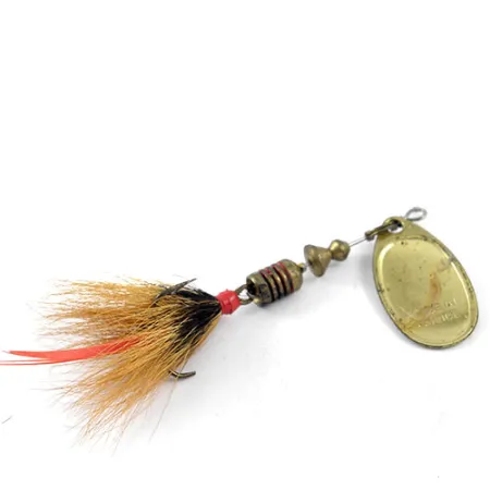 Mepps Aglia 2 dressed Sukriukė, Žalvaris, 4,7g, Kailio kutas, #1156