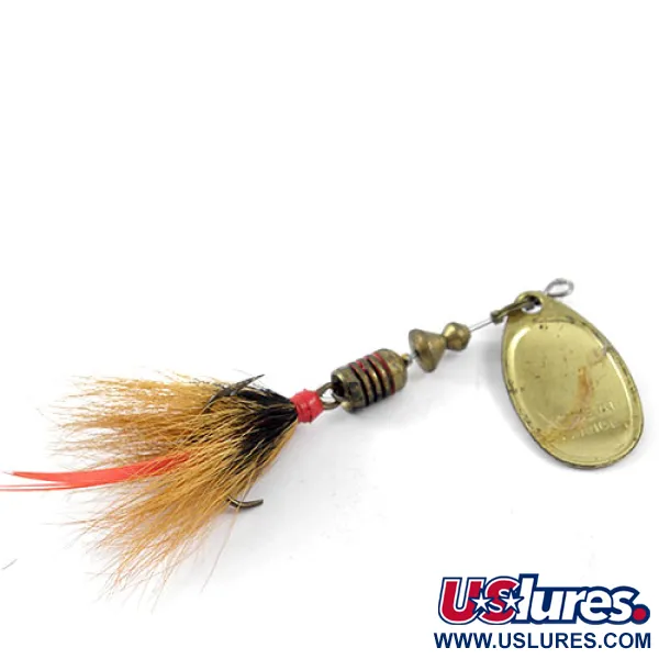 Mepps Aglia 2 dressed Sukriukė, Žalvaris, 4,7g, Kailio kutas, #1156