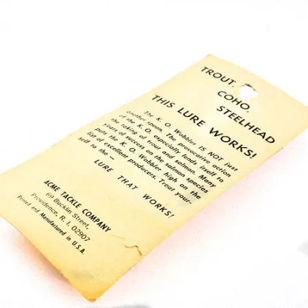 Acme K.O. Wobbler Blizgė, Oranžinė, 14g, Sonic Flipper, #1159