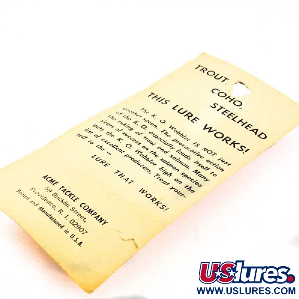 Acme K.O. Wobbler Blizgė, Oranžinė, 14g, Sonic Flipper, #1159