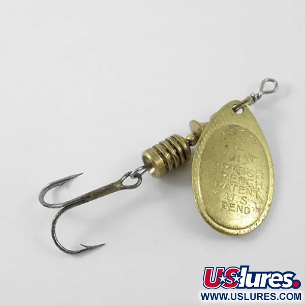 Mepps Aglia 2 Sukrė, Žalvaris, 4.5g, Klasikinis Dizainas, #1163