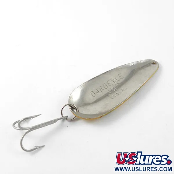 Eppinger Dardevle Imp Blikstė, Oranžinė / Geltona, 11g, Korių raštas, #1183