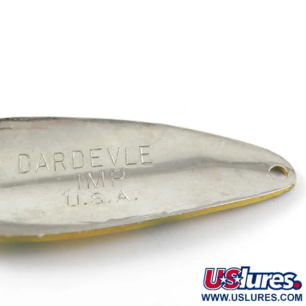 Eppinger Dardevle Imp Blikstė, Oranžinė / Geltona, 11g, Korių raštas, #1183