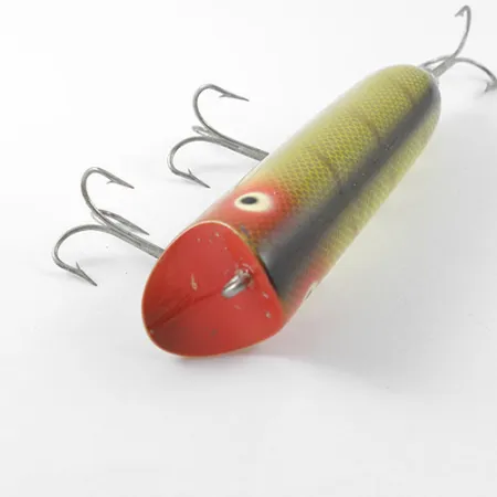 Heddon Lucky 13 Poperis, Yellow/Red/Green, 19g, Vintage, #1184