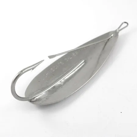 Johnson Silver Minnow Vartiklė nuo žolių, Nickel / Wounded Fry, 28g, #1196