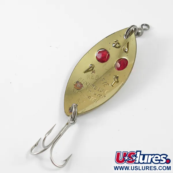 Hofschneider Red Eye junior Blizgė, Žalvaris, 10g, Stiklo akys, #1245