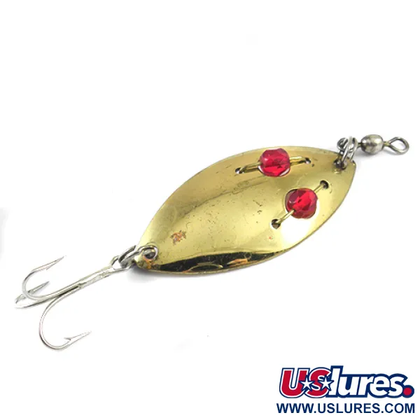 Hofschneider Red Eye junior Blizgė, Žalvaris, 10g, Stiklo akys, #1245