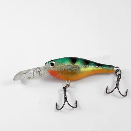 Rapala Glass Shad Rap Vobleris, Perch, 5,5g, Holografinis, #1250