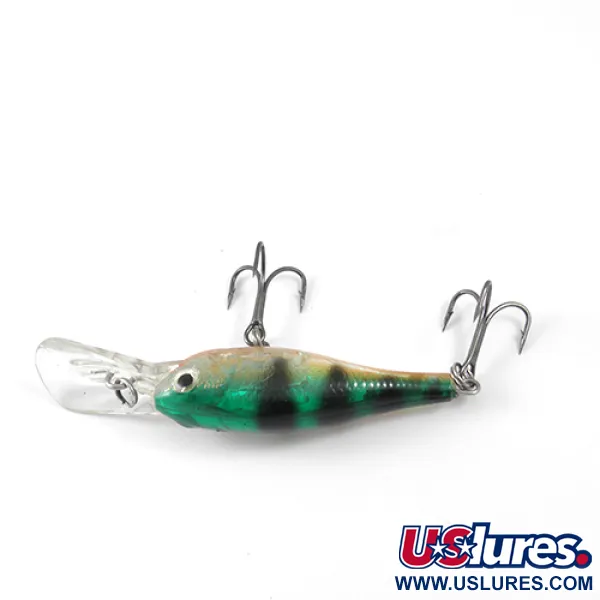 Rapala Glass Shad Rap Vobleris, Perch, 5,5g, Holografinis, #1250