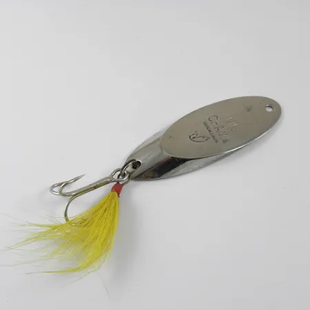 Weber Mr Champ Blizgė, Nikelis/Geltona uodega, 35g, Plunksnos, #1278