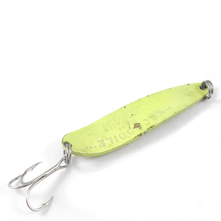 Luhr Jensen Krocodile Die #4 Vartiklė, Geltona, 14g, Tolimo metimo, #1290