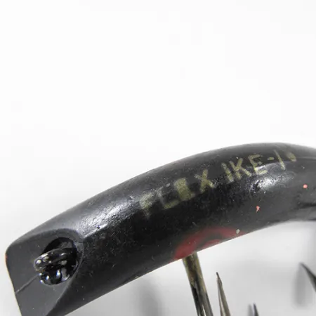 Lazy Ike 1318 Vobleris, Juoda / Raudona, 3,5g, Banano forma, #1318