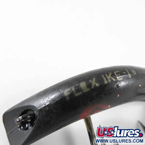 Lazy Ike 1318 Vobleris, Juoda / Raudona, 3,5g, Banano forma, #1318