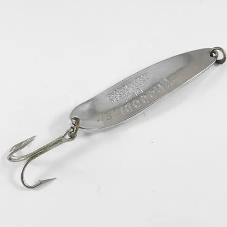 Luhr Jensen Krocodile Die #4 Blisgė, Nikelis/Žalia, 17g, Žvynai, #1328