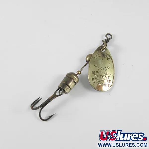 Mepps Aglia 1 Sukriukė, Žalvaris, 3.5g, Klasikinis masalas, #1341