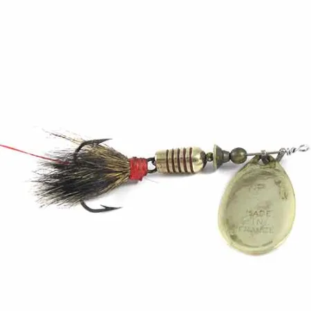 Mepps Aglia 3 dressed Sukrė, Žalvaris, 7,3g, Voverės Kailis, #1349