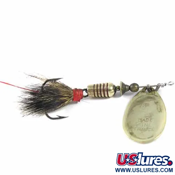 Mepps Aglia 3 dressed Sukrė, Žalvaris, 7,3g, Voverės Kailis, #1349