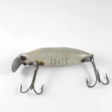 Heddon River Runt Floater, Balta / Pilka, 12,5g, Vintage, #1354