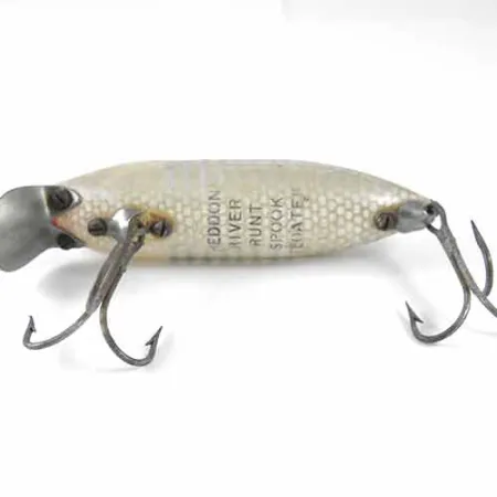 Heddon River Runt Floater, Balta / Pilka, 12,5g, Vintage, #1354