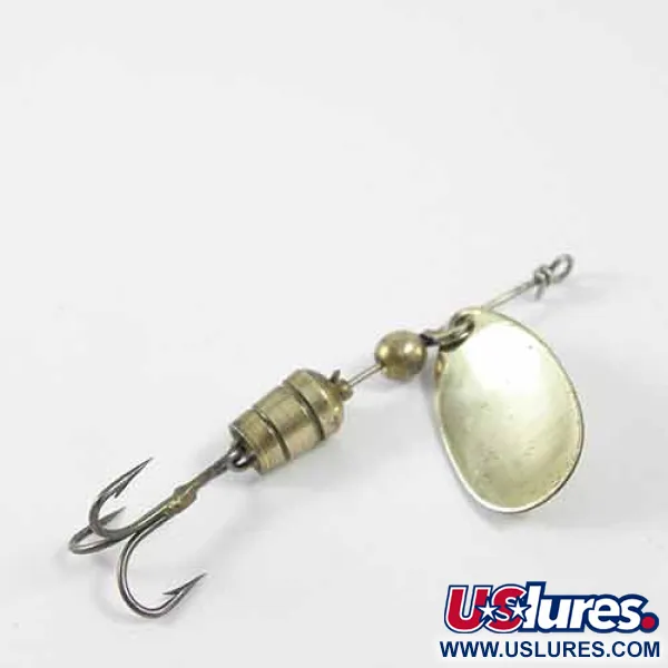 Mepps Aglia 1 Sukrė, Žalvaris, 3.5g, Klasikinis Lapelis, #1357