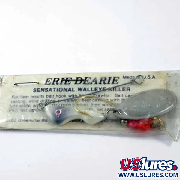Erie Dearie Walleye Killer Sukrė, Nikelis, 9g, JAV gamybos, #1360