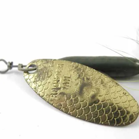 Worden’s Original Rooster Tail 4 Sukrutė, Žalvaris/Žalia, 8g, #1391