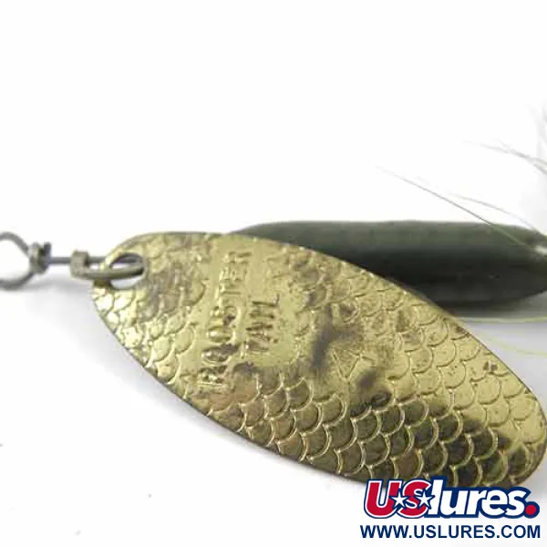 Worden’s Original Rooster Tail 4 Sukrutė, Žalvaris/Žalia, 8g, #1391