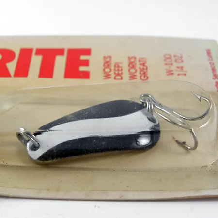 Seneca Wob-L-Rite Blizgė, Juoda / Balta, 7g, Gilus Vanduo, #1407