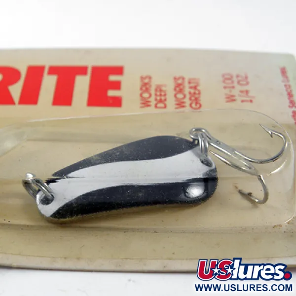 Seneca Wob-L-Rite Blizgė, Juoda / Balta, 7g, Gilus Vanduo, #1407