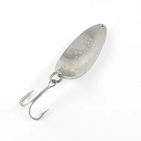 Little Cleo (Hula Girl) Blizgė, Nikelis / Balta, 10g, Vintage, #1441