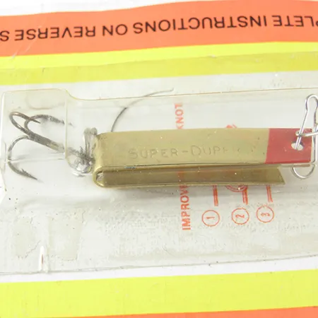 Luhr Jensen Super Duper 502 Vartiklė, Auksinė/Raudona, 2,5g, U forma, #1457