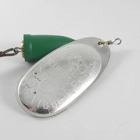 Blue Fox Super Vibrax 6 Sukrė, Nikelis / Žalia, 18g, Žalvario Pavara, #1506