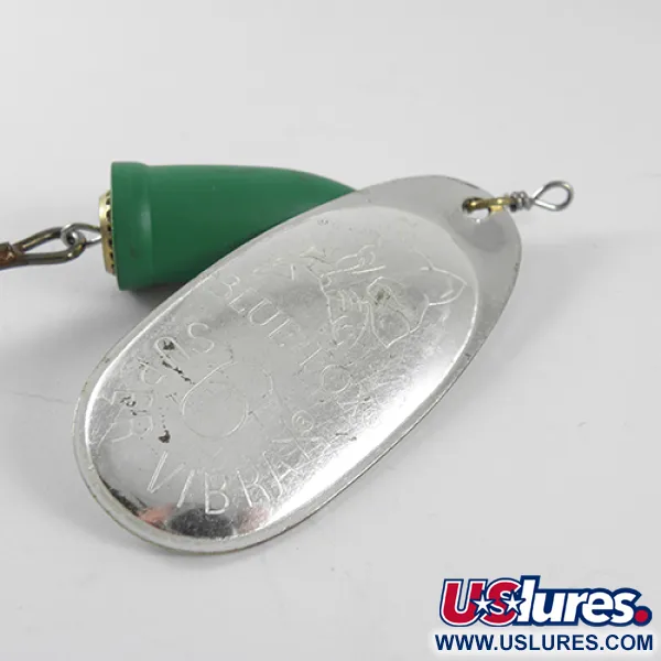 Blue Fox Super Vibrax 6 Sukrė, Nikelis / Žalia, 18g, Žalvario Pavara, #1506