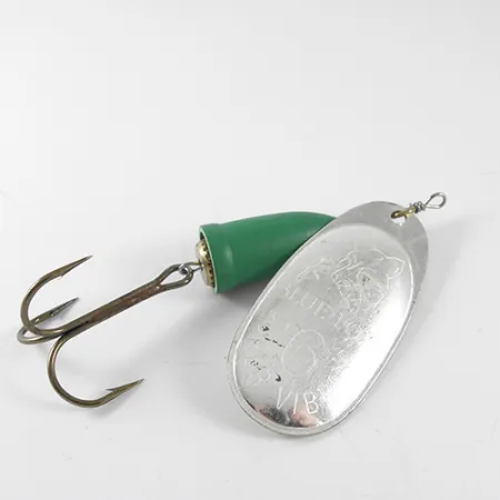 Blue Fox Super Vibrax 6 Sukrė, Nikelis / Žalia, 18g, Žalvario Pavara, #1506