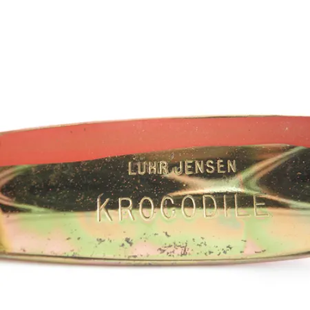 Luhr Jensen Krocodile Blizgė, Raudona/Juoda/Auksinė, 28g, #1508