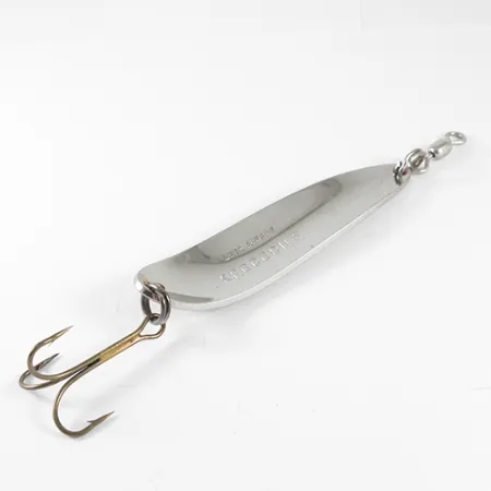 Luhr Jensen Krocodile Blisgė, Nikelis/Raudona, 28g, Siaura forma, #1509