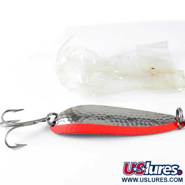 Luhr Jensen Krocodile Blizgė, Nikelis/Oranžinė, 28g, Kaltas, #1531