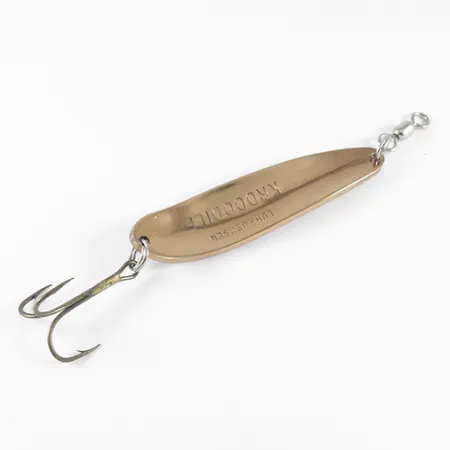 Luhr Jensen Krocodile Blizgė, Vario/Raudona, 21g, Kaltas, #1535