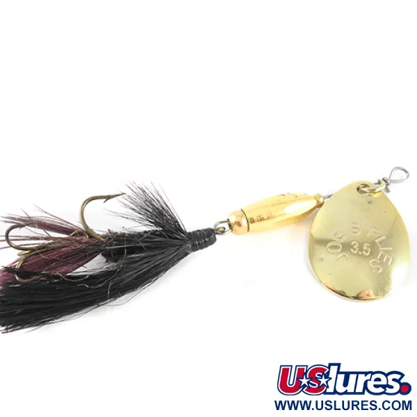 Joe's Flies Sukrė, Auksinė, 6g, Plunksnų Trailer, #1546