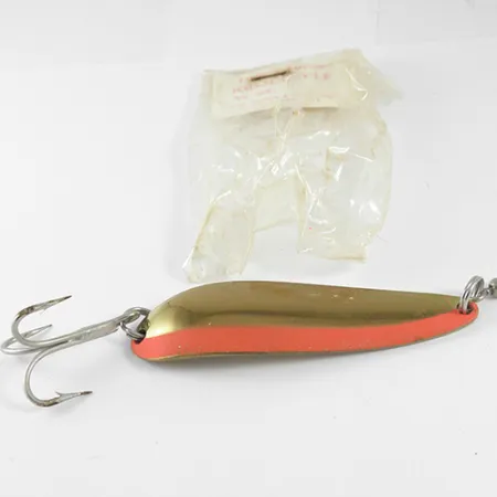 Luhr Jensen Krocodile Blizgė, Oranžinė / Auksinė, 28g, Tolimas Metimas, #1586