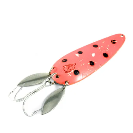 Eppinger Dardevle Klicker Blizgė, Oranžinė/Nikelis, 28g, Dvigubas Lapelis, #1599