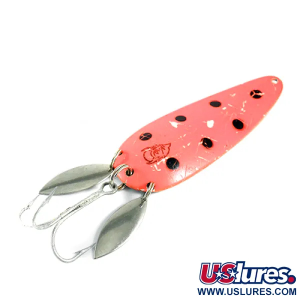 Eppinger Dardevle Klicker Blizgė, Oranžinė/Nikelis, 28g, Dvigubas Lapelis, #1599