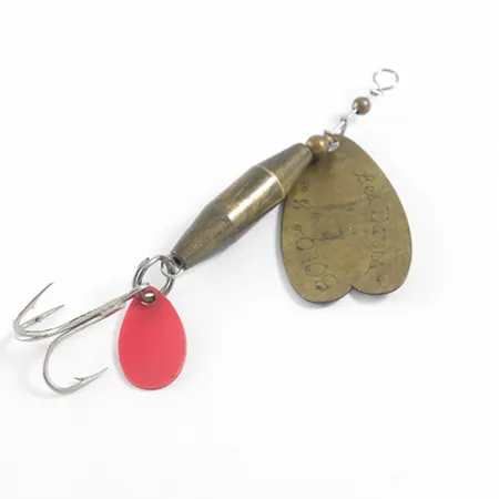 Luhr Jensen Les Davis Bolo Suktukė, Žalvaris / Oranžinė, 10g, #1608