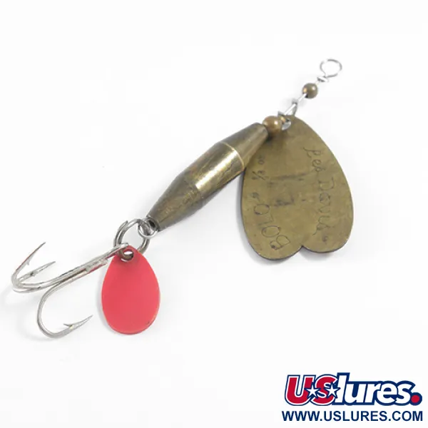 Luhr Jensen Les Davis Bolo Suktukė, Žalvaris / Oranžinė, 10g, #1608