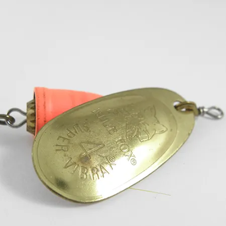 Blue Fox Super Vibrax 4 Sukrė, Žalvaris / Oranžinė, 10,5g, Suomija, #1617