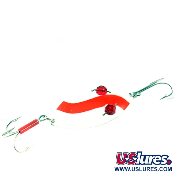 Eppinger Red Eye Wiggler Blinkė, Raudona / Balta, 25g, Stiklo akys, #1658