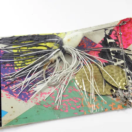 Jackson Stealth Spinnerbait, Kaltas žalvaris, 28g, Dvi lapeliai, #1709