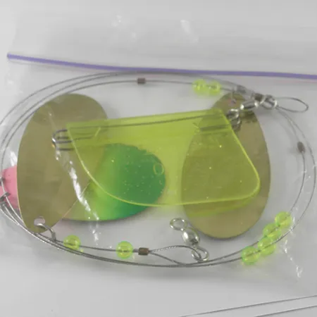 Luhr Jensen Les Davis Lake Troll Sistemėlė, Žalia/Rožinė, 28g, #1711